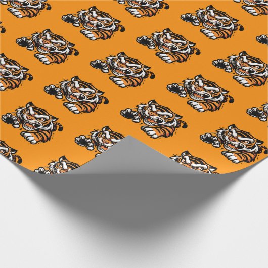 Tiger Wrapping Paper Geschenkpapier (Ecke)