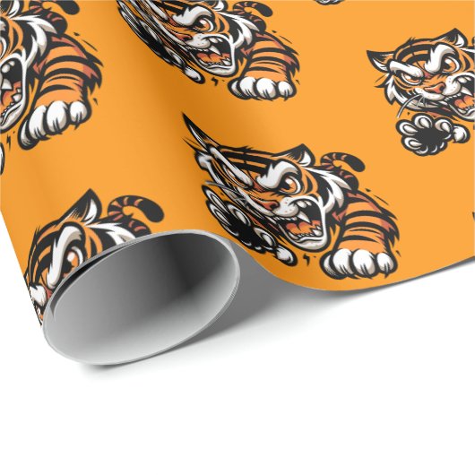 Tiger Wrapping Paper Geschenkpapier (Rolleneckpunkt)