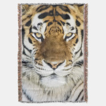 Tiger-Wurfs-Decke