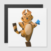 Tiger Year Cartoon Magnet - Niedlicher Zodiac Tige (Vorne/Hinten)