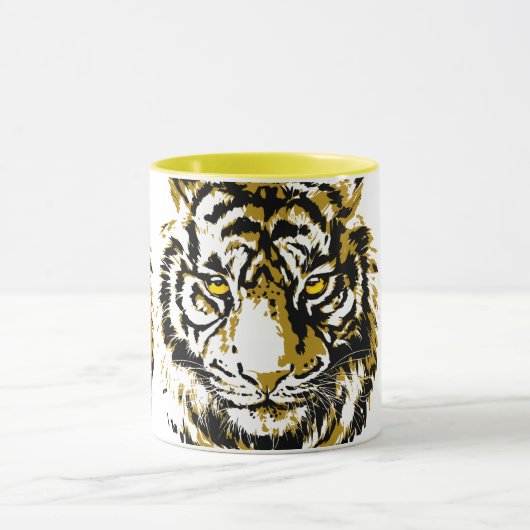 Tiger Yellow | Tigerfass Tasse (Zentrum)