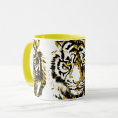 Tiger Yellow | Tigerfass Tasse (Vorderseite Links)