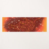 Tiger Yoga Mat in Galaxy Starry Night Yogamatte (Vorderseite (Horizontal))