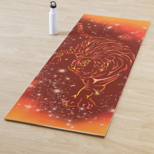 Tiger Yoga Mat in Galaxy Starry Night Yogamatte (Beispiel)