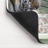 Tiger, Zebra, Giraffe, Liebesgeschenke Mousepad (Ecke)