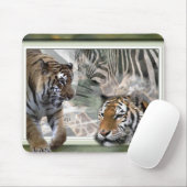 Tiger, Zebra, Giraffe, Liebesgeschenke Mousepad (Mit Mouse)