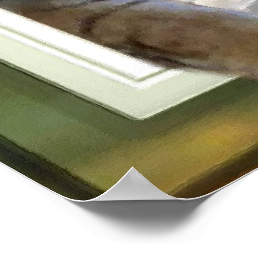 Tiger, Zebra, Giraffe, Liebesgeschenke Poster (Ecke)