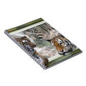 Tiger, Zebra, Giraffe, Urwald Notizblock (Rechte Seite)