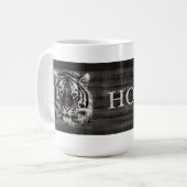 Tiger Zeichen Vintage Tasse (Vorderseite Links)