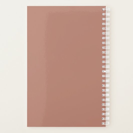 Tiger Zodiac Geometry Style Planer (Rückseite)