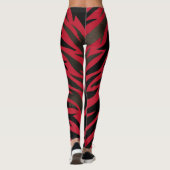 Tiger Zodiac Leggings - Strickende Yoga-Ameisen Fr (Rückseite)
