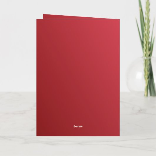 Tiger Zodiac & Sun Red Chinese New Year Test Holid Karte (Rückseite)