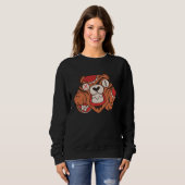 Tiger-Zombie-Tod Sweatshirt (Vorne ganz)