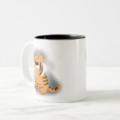 Tiger Zweifarbige Tasse (Vorderseite Links)
