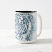Tiger Zweifarbige Tasse (VorderseiteRechts)