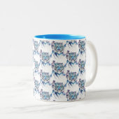 Tiger Zweifarbige Tasse (VorderseiteRechts)