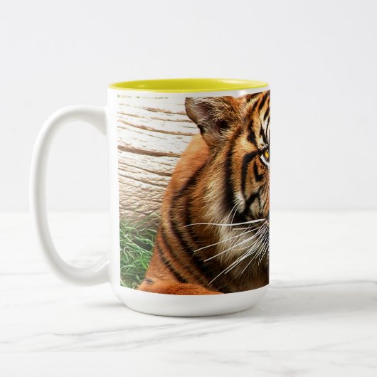 Tiger Zweifarbige Tasse (Links)