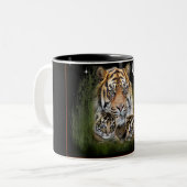 Tiger Zweifarbige Tasse (Vorderseite Links)