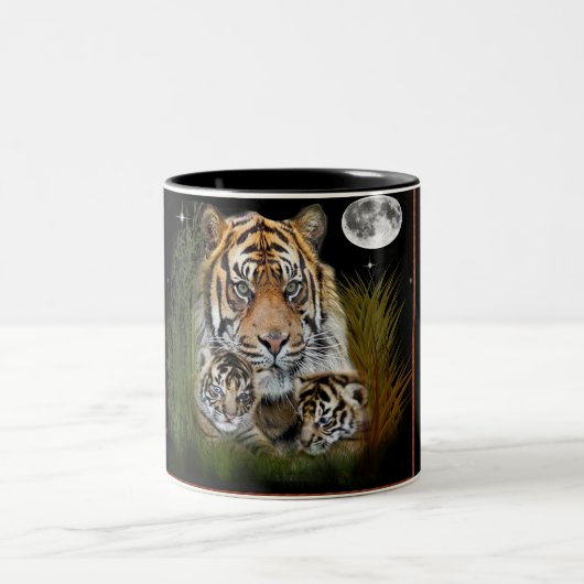 Tiger Zweifarbige Tasse (Mittel)