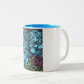 Tiger Zweifarbige Tasse (VorderseiteRechts)