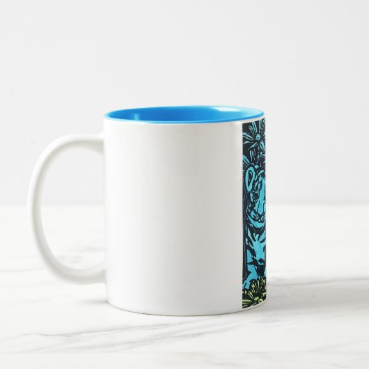 Tiger Zweifarbige Tasse (Links)