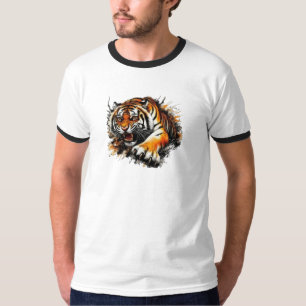 Tigerangriff T-Shirt