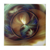 Tigerauge Fliese (Vorderseite)