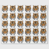 Tigeraugen Geschenkpapier (Flach)
