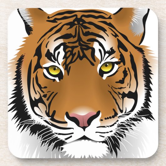 Tigeraugen Getränkeuntersetzer (Vorderseite)