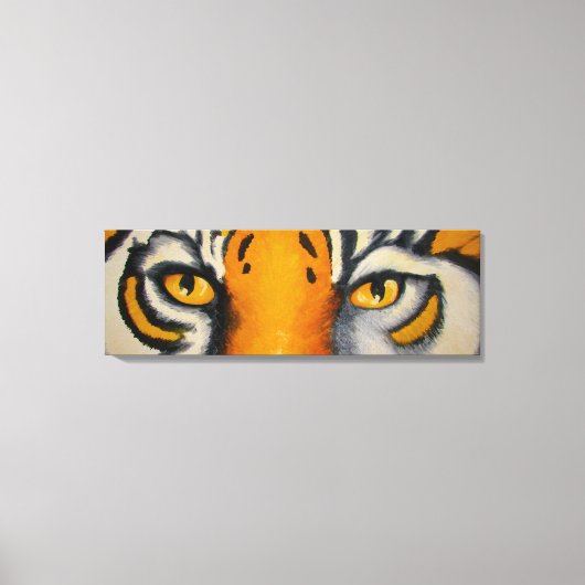 Tigeraugen Leinwanddruck (Vorderseite)