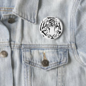 Tigeraugen und Streifen Silhouette Button (Beispiel)