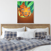 Tigeraugenwerbung Leinwanddruck (Insitu (Schlafzimmer))