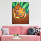Tigeraugenwerbung Leinwanddruck (Insitu (Wohnzimmer))