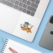 Tigerausbildung Aufkleber (Laptop mit iPhone)
