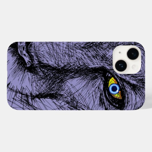 Tigerblick Case-Mate iPhone Hülle (Rückseite (Horizontal))