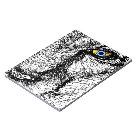 Tigerblick Notizblock (Linke Seite)