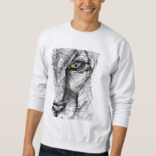 Tigerblick Sweatshirt (Vorderseite)