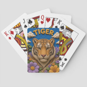 Tigerblumenhang Modern KlayKoo Spielkarten