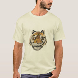 Tigerdesign Akryllische Malerei T-Shirt