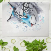 Tigerdesign Geschirrtuch (Gefaltet)