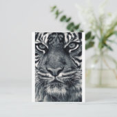 Tigerdesign Postkarte (Stehend Vorderseite)
