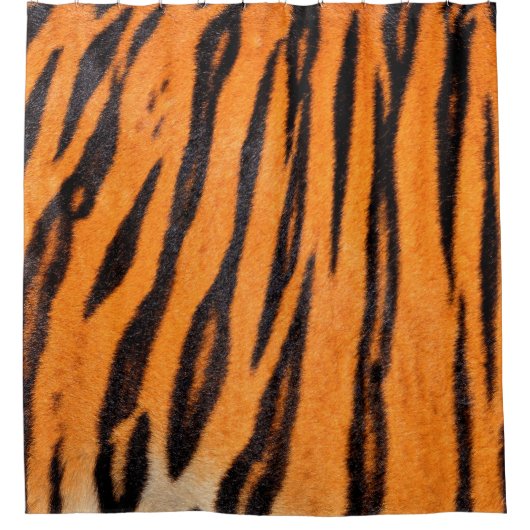 Tigerdruck-Textur Duschvorhang (Vorderseite)