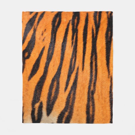 Tigerdruck-Textur Fleecedecke (Vorderseite)