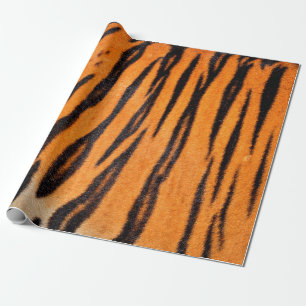 Tigerdruck-Textur Geschenkpapier