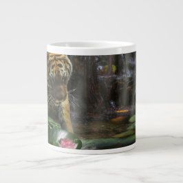 TIGERE BRAUCHEN WILD FRIEDEN Jumbo-Tasse