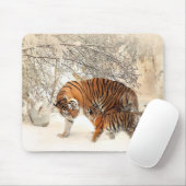Tigerfamilie Mousepad (Mit Mouse)