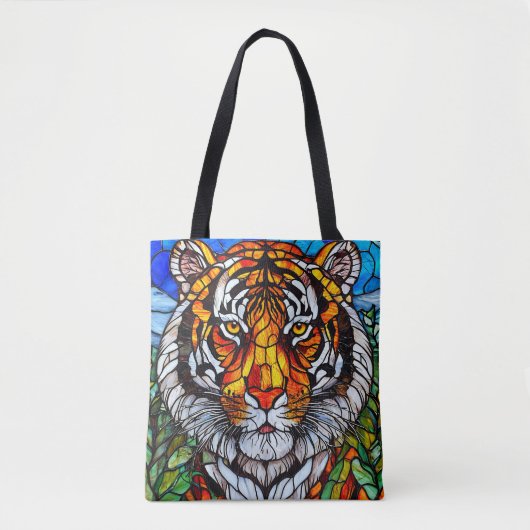 Tigerfarbglas Tasche (Vorderseite)