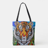 Tigerfarbglas Tasche (Rückseite)