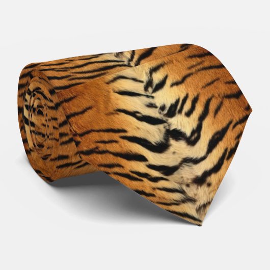 Tigerfell Krawatte (Gerollt)