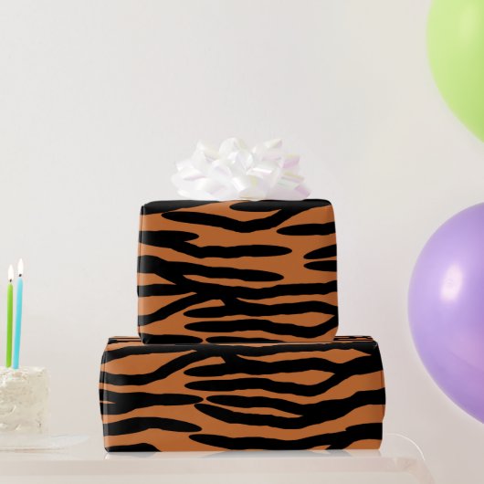 Tigerfell-Muster Geschenkpapier (Partygeschenke)